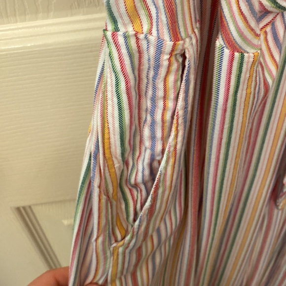 Lou & Grey Loft Rainbow Striped Casual Jumpsuit - Picture 9 of 10